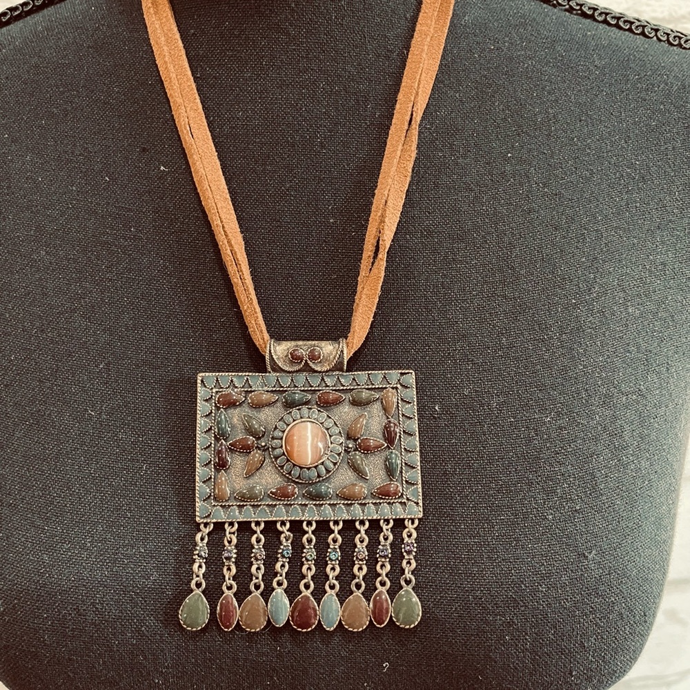 Unique statement necklace.